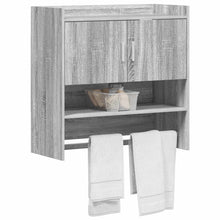 Wandplank Muurmontage Grijs Sonoma 80 x 36 x 80 cm Bewerkt hout