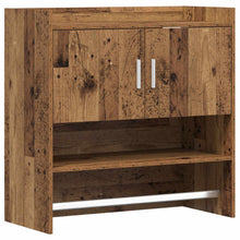 Wandplank Muurmontage Oud hout 80 x 36 x 80 cm Bewerkt hout