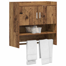 Wandplank Muurmontage Oud hout 80 x 36 x 80 cm Bewerkt hout