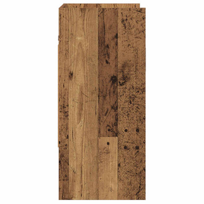 Wandplank Muurmontage Oud hout 80 x 36 x 80 cm Bewerkt hout
