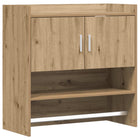 Wall Shelf Wall Mounting Artisanal Oak 80 x 36 x 80 cm