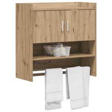 Wandplank Muurmontage Artisanaal eiken 80 x 36 x 80 cm