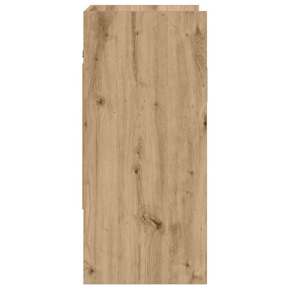 Wandplank Muurmontage Artisanaal eiken 80 x 36 x 80 cm