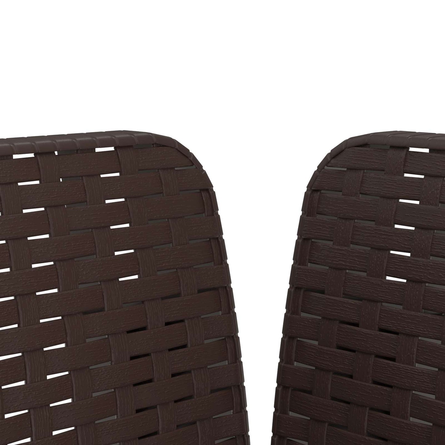 Eénpersoons Fauteuil met Kussen Rattan Look PP Bruin