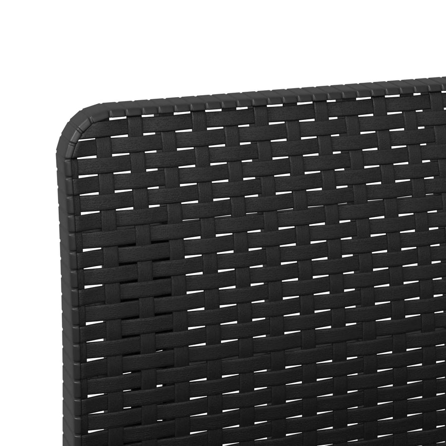 3-zits Tuinbank in Rattan Look PP Antraciet