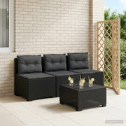 3-zits tuinbank antraciet rattanlook