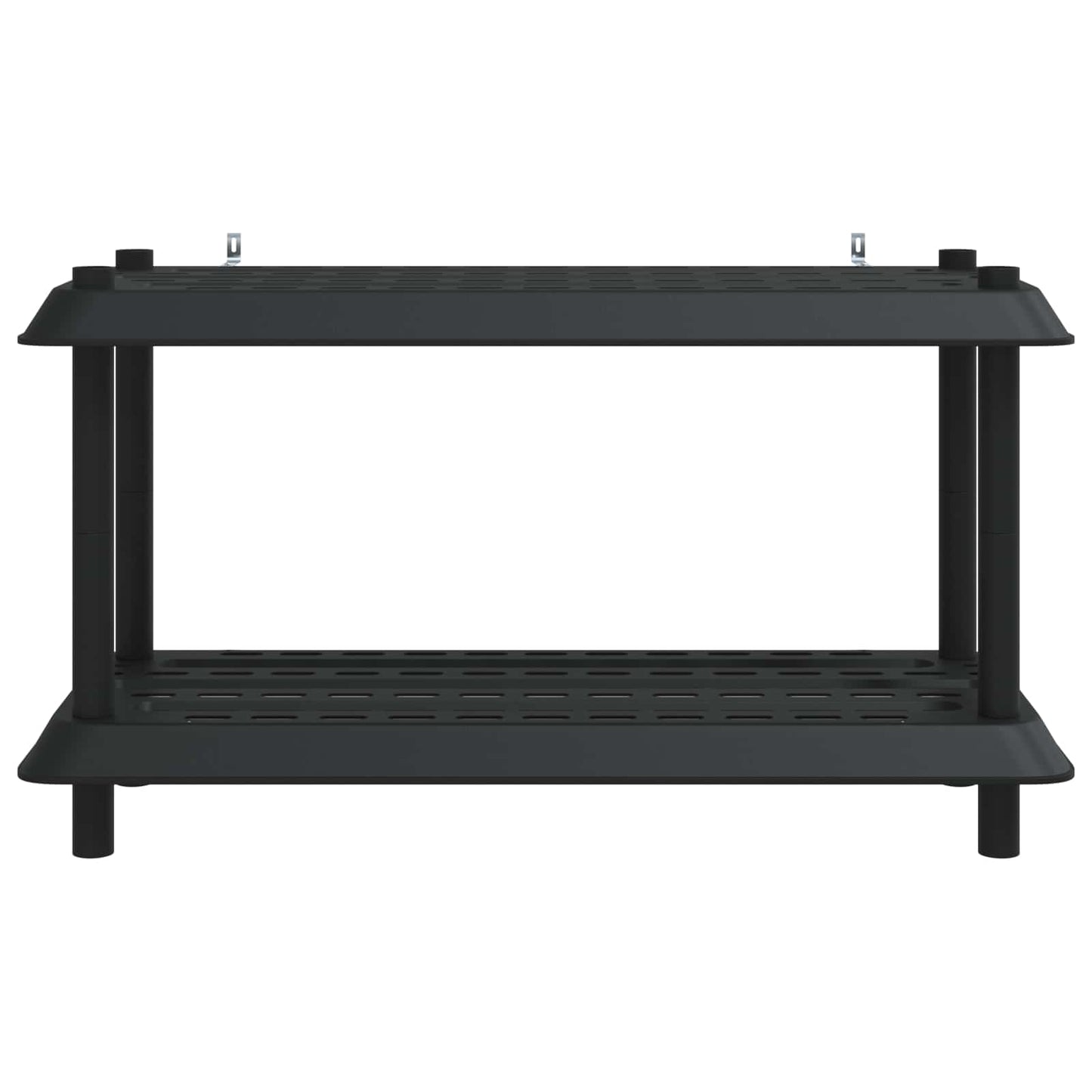 Plankenunit 2-laags 100 x 40 x 55,5 cm PP Antracietkleurig