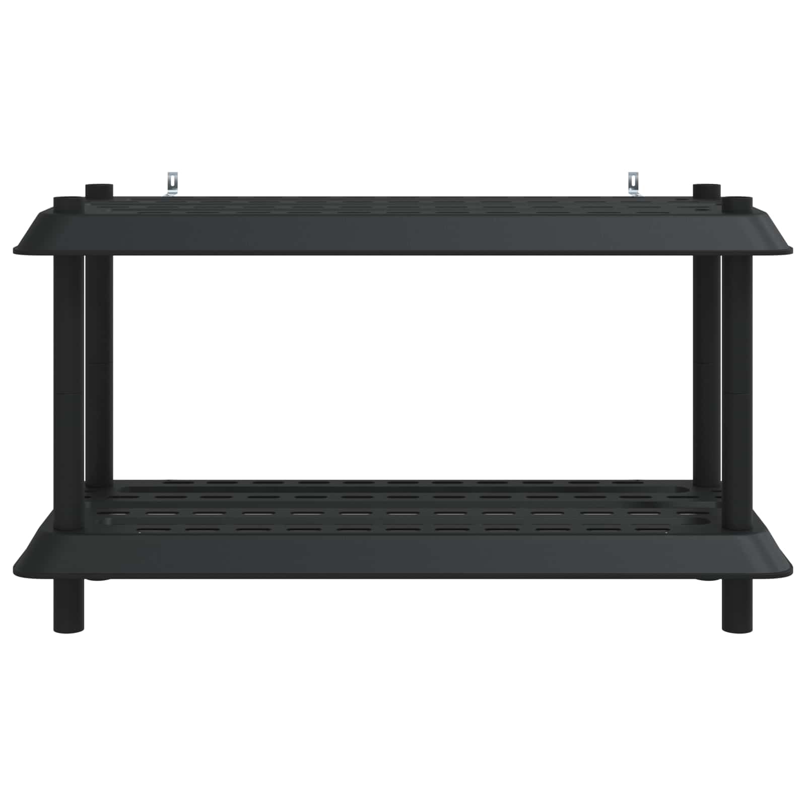 Plankenunit 2-laags 100 x 40 x 55,5 cm PP Antracietkleurig
