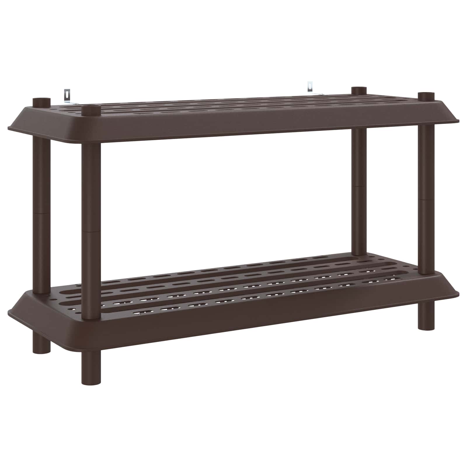 Plankenunit 2-laags 100 x 40 x 55,5 cm PP Bruin