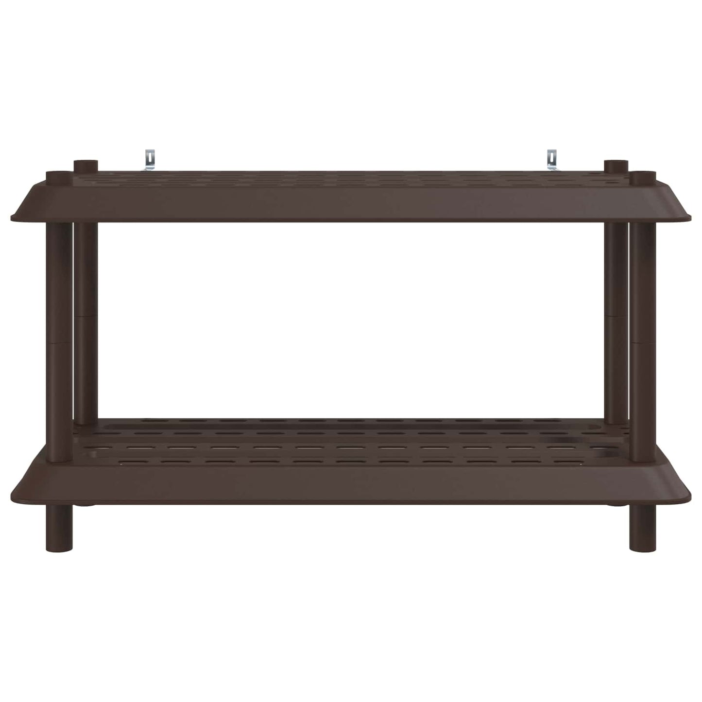 Plankenunit 2-laags 100 x 40 x 55,5 cm PP Bruin