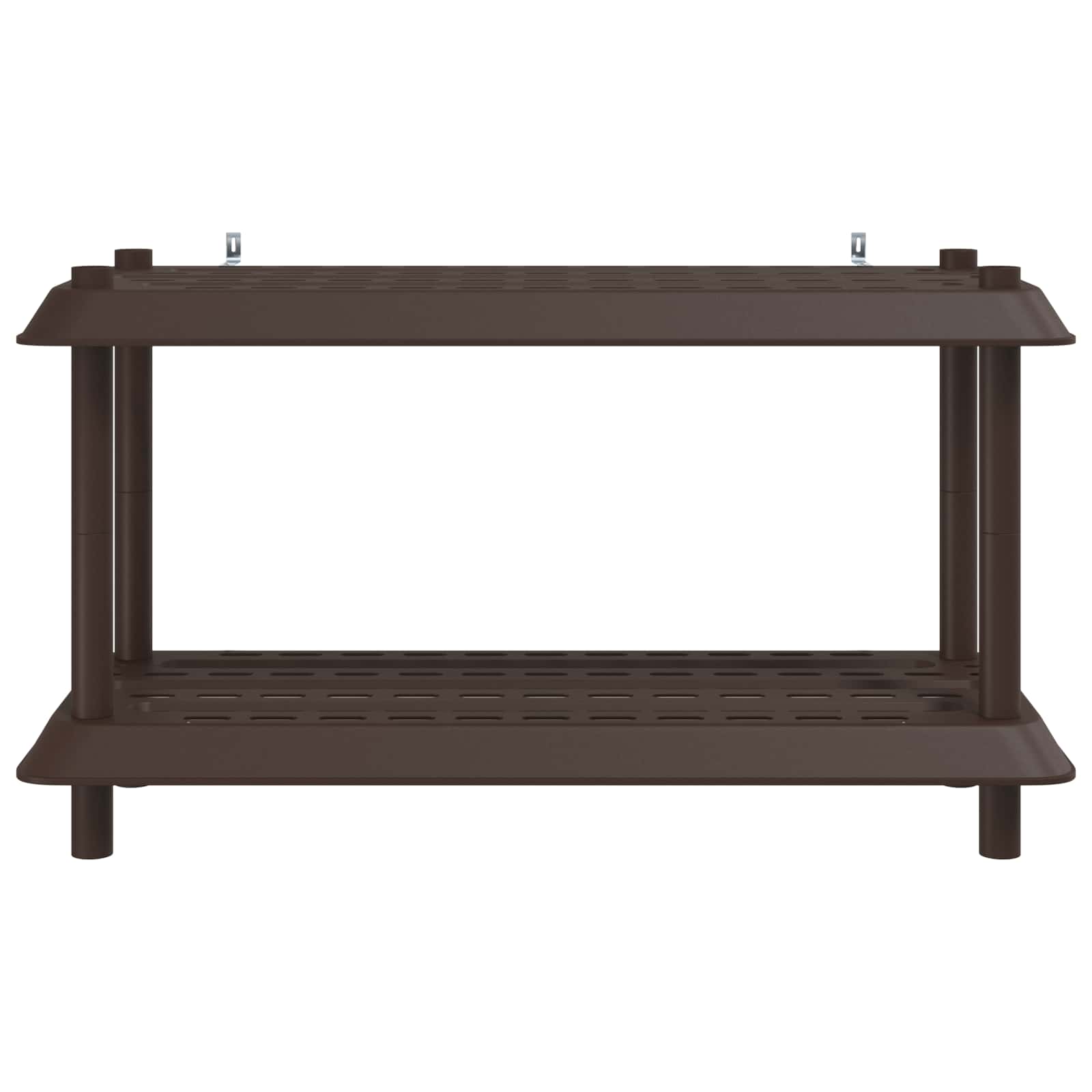 Plankenunit 2-laags 100 x 40 x 55,5 cm PP Bruin