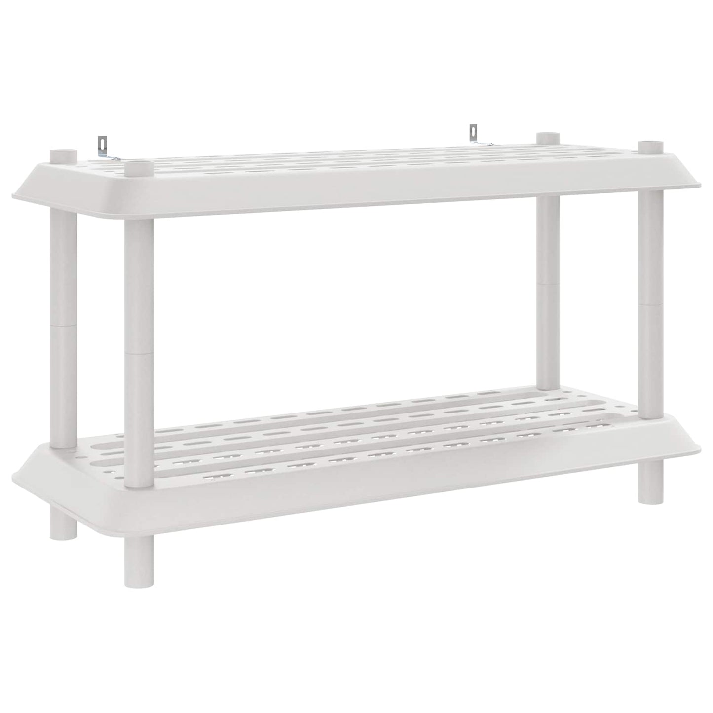Plankenunit 2-laags 100 x 40 x 55,5 cm PP Wit
