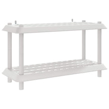 Plankenunit 2-laags 100 x 40 x 55,5 cm PP Wit