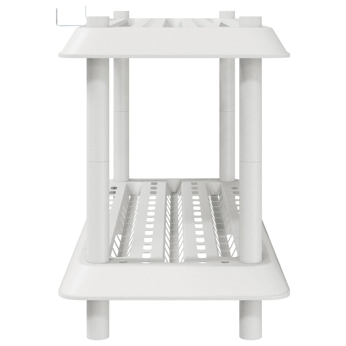 Plankenunit 2-laags 100 x 40 x 55,5 cm PP Wit