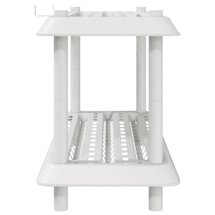 Plankenunit 2-laags 100 x 40 x 55,5 cm PP Wit