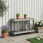 Plankenunit 100x40x55,5 cm lichtgrijs PP