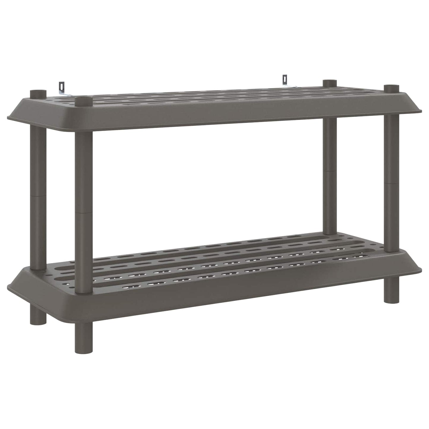 Plankenunit 2-laags 100 x 40 x 55,5 cm PP Lichtgrijs