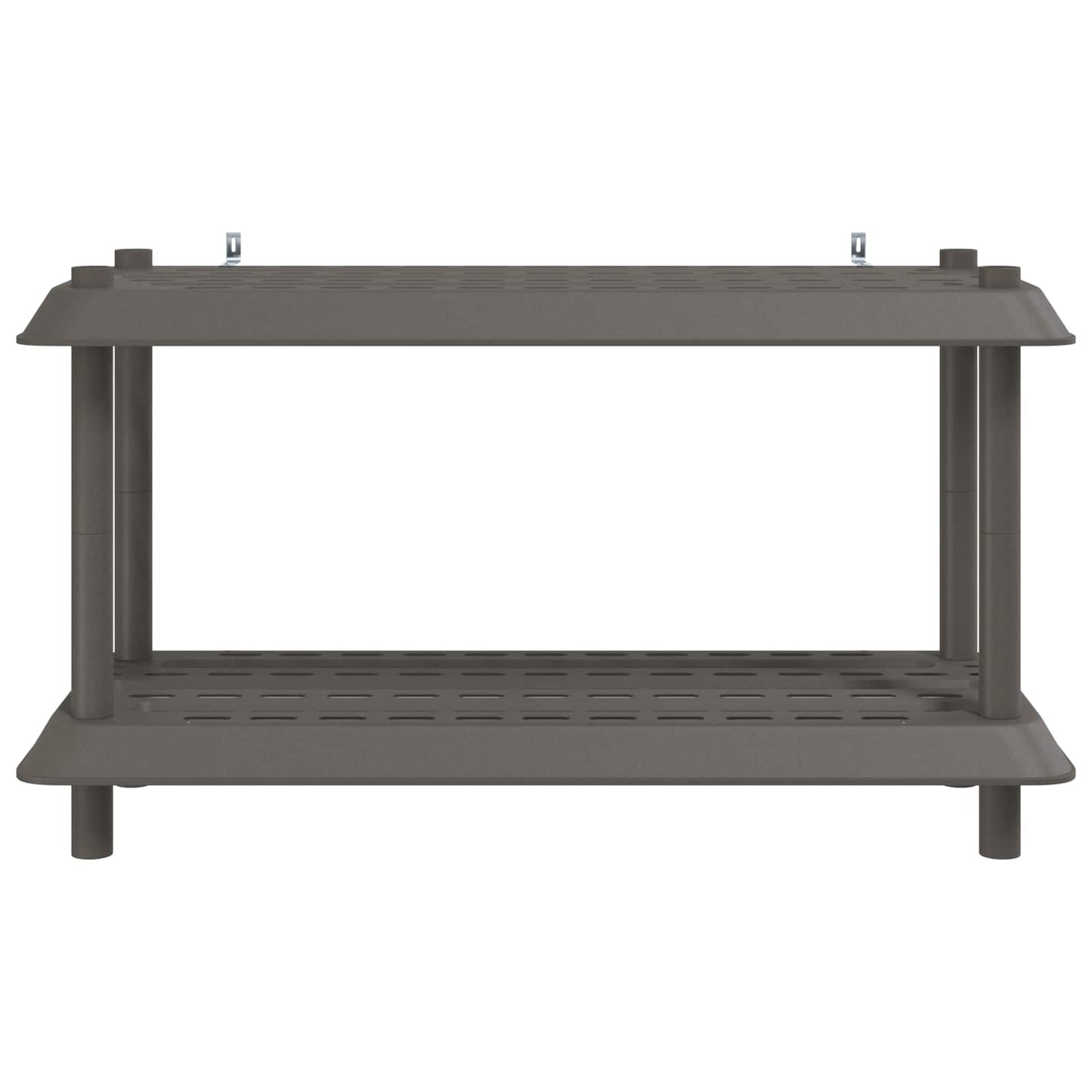 Plankenunit 2-laags 100 x 40 x 55,5 cm PP Lichtgrijs