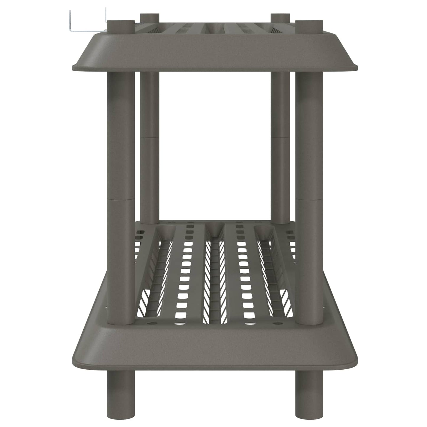 Plankenunit 2-laags 100 x 40 x 55,5 cm PP Lichtgrijs