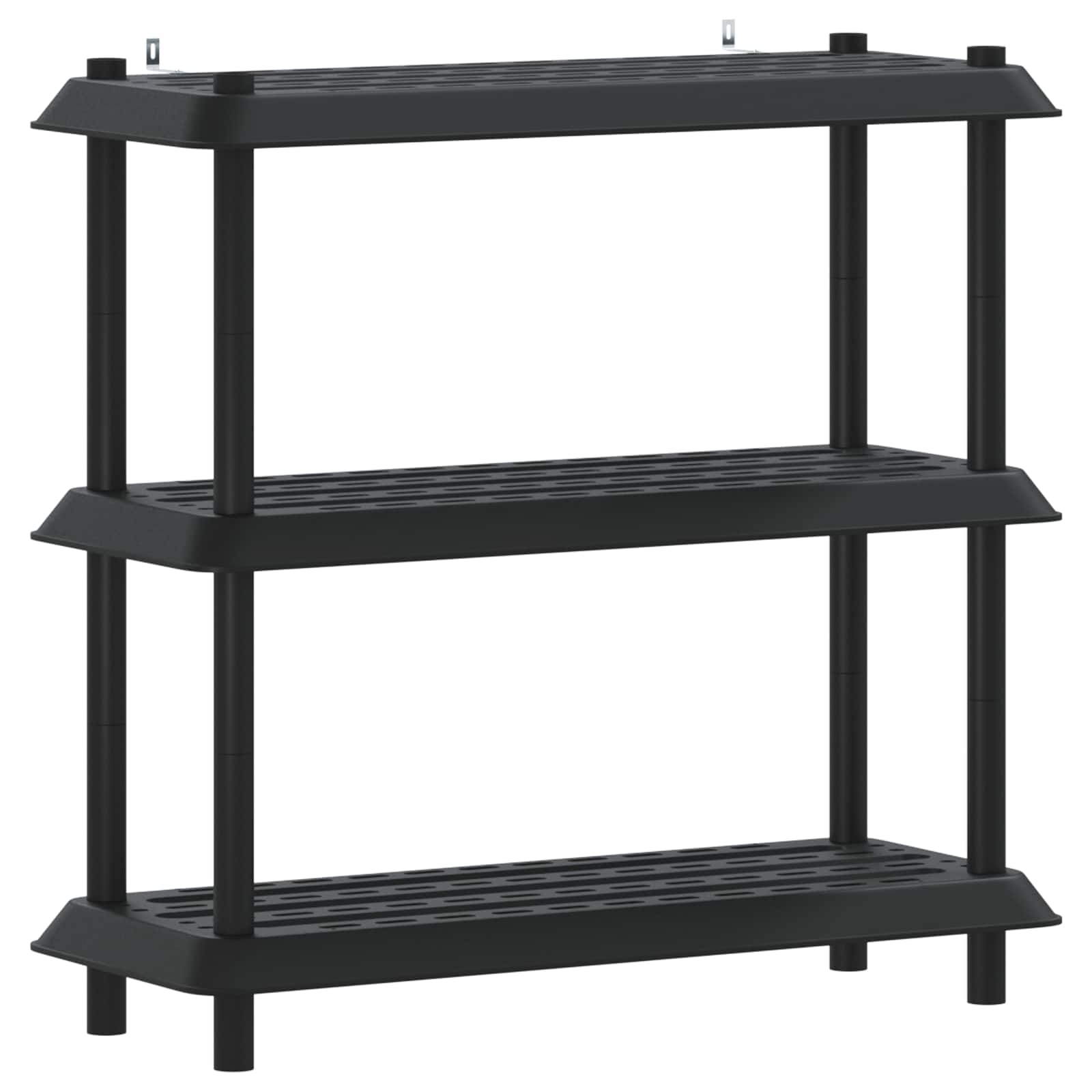 Plankenunit 3-laags 100 x 40 x 96 cm PP Antracietkleurig