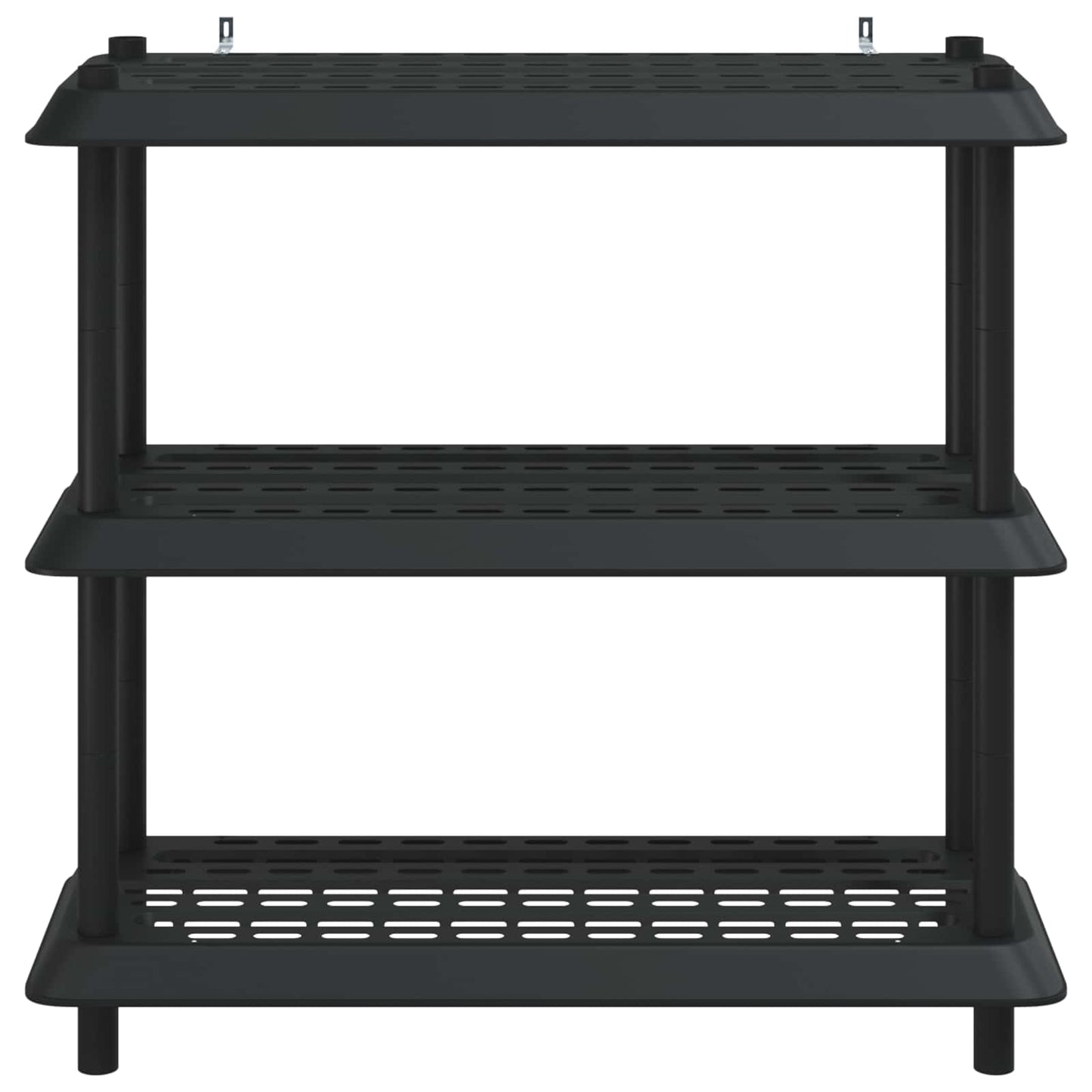 Plankenunit 3-laags 100 x 40 x 96 cm PP Antracietkleurig