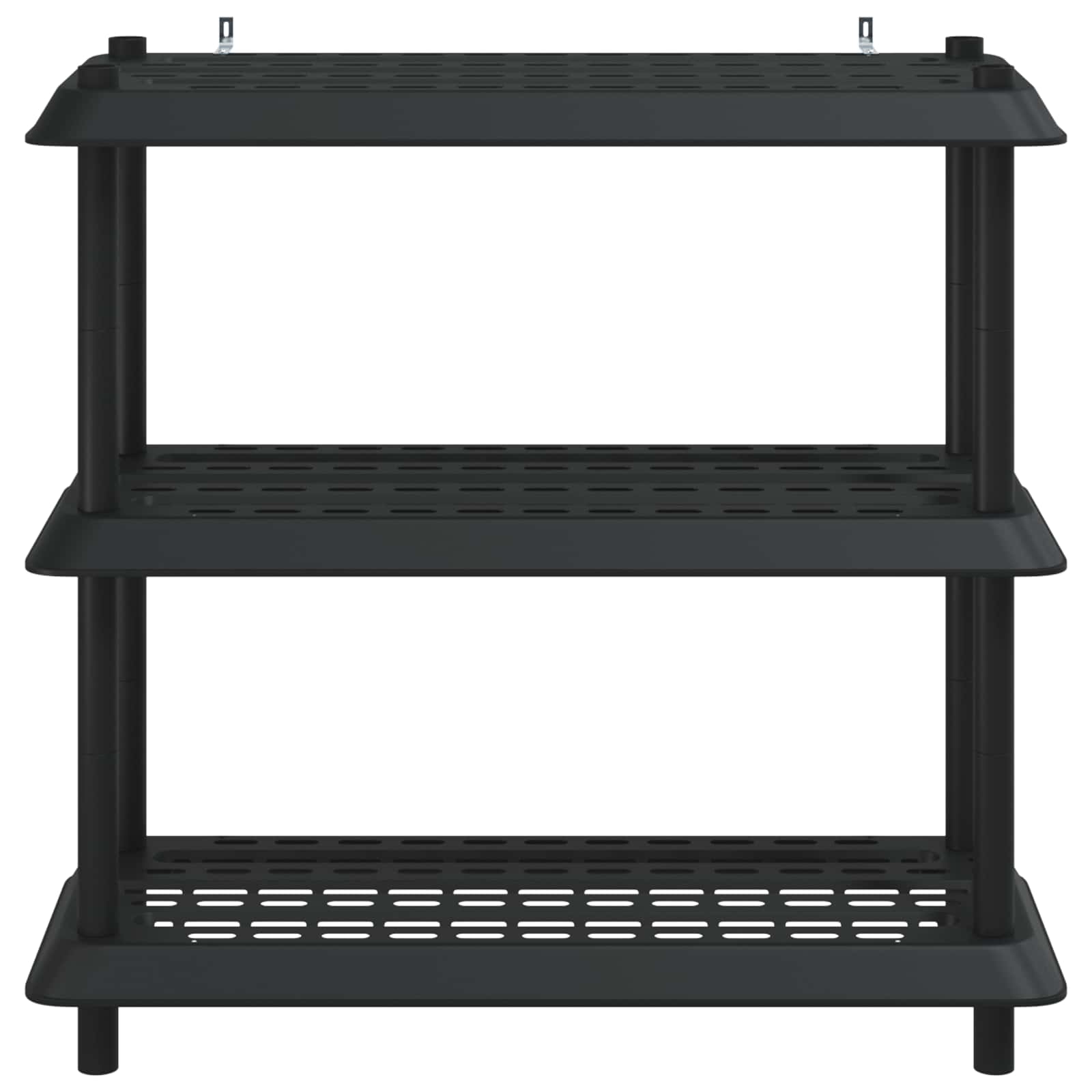 Plankenunit 3-laags 100 x 40 x 96 cm PP Antracietkleurig