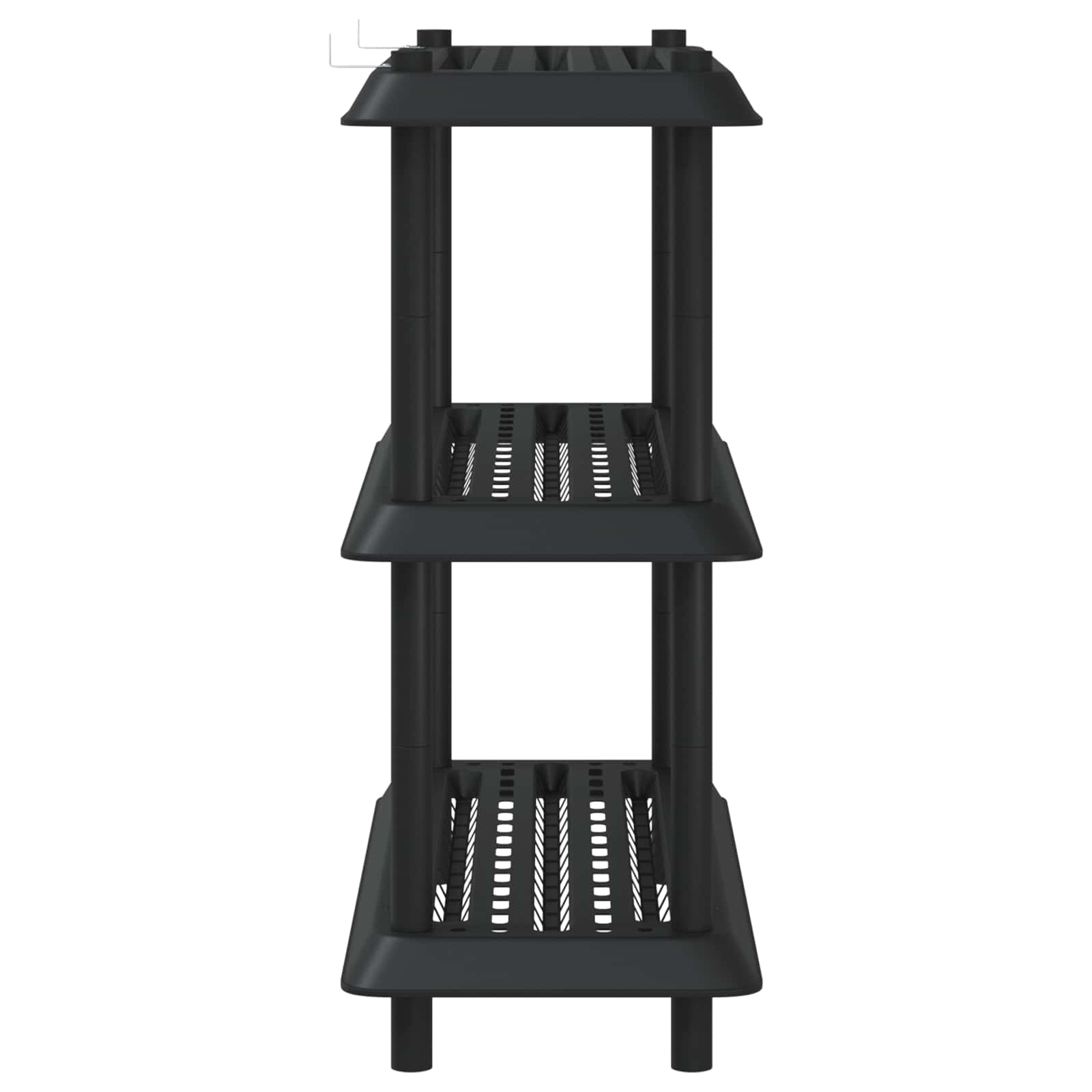 Plankenunit 3-laags 100 x 40 x 96 cm PP Antracietkleurig