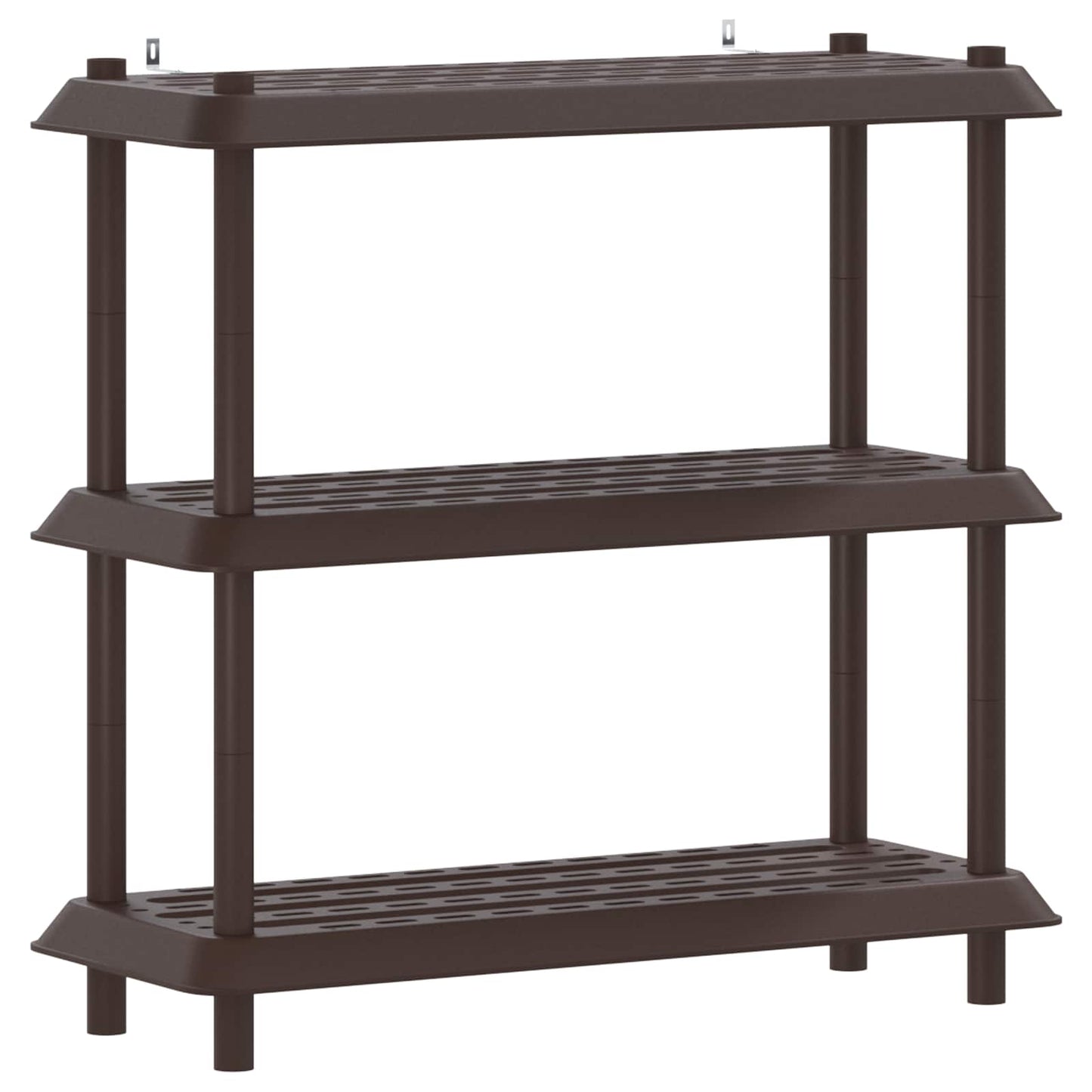 Plankenunit 3-laags 100 x 40 x 96 cm PP Bruin