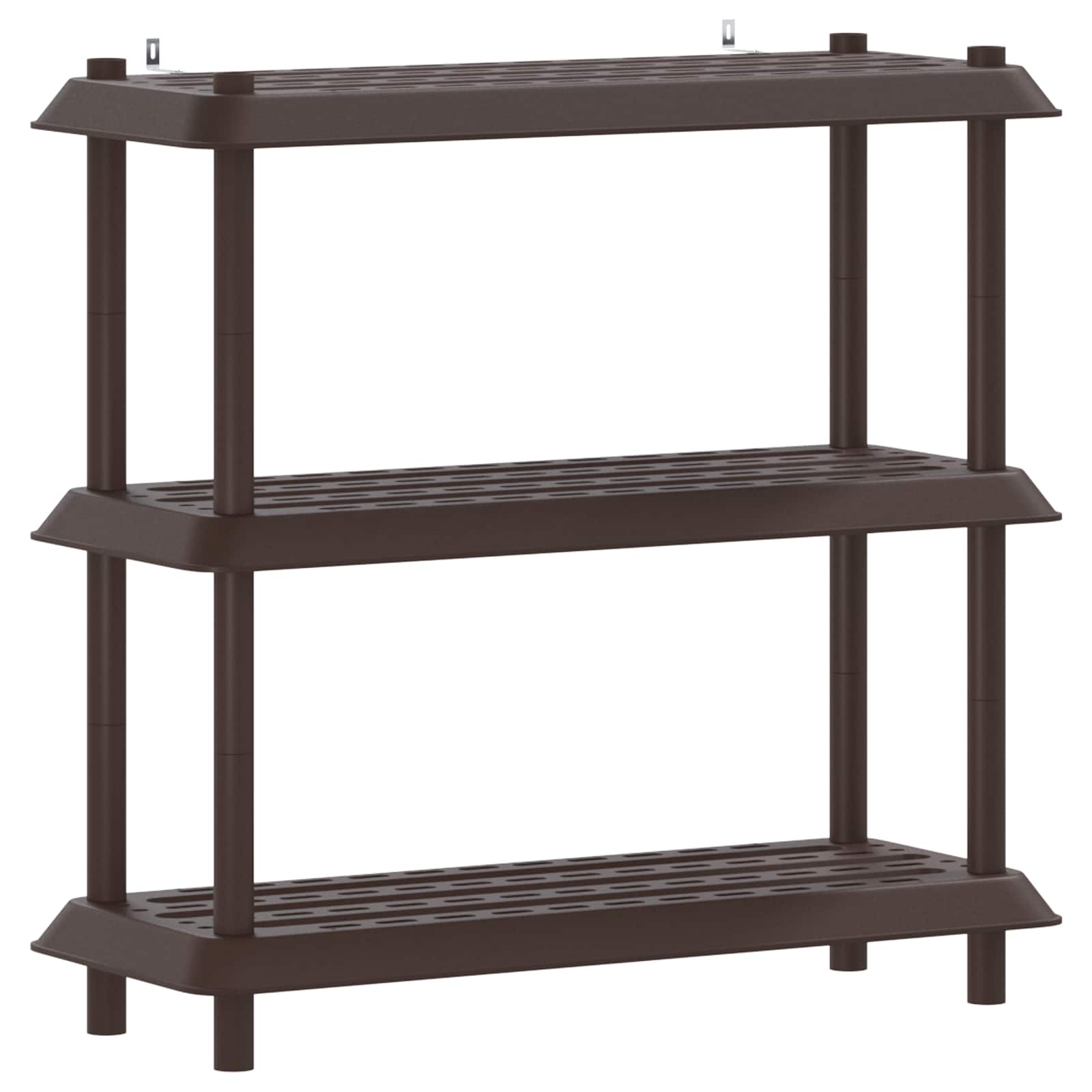 Plankenunit 3-laags 100 x 40 x 96 cm PP Bruin