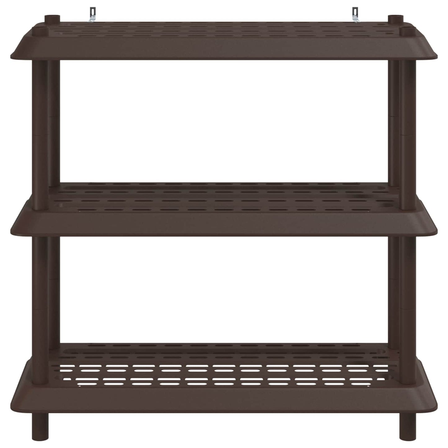 Plankenunit 3-laags 100 x 40 x 96 cm PP Bruin