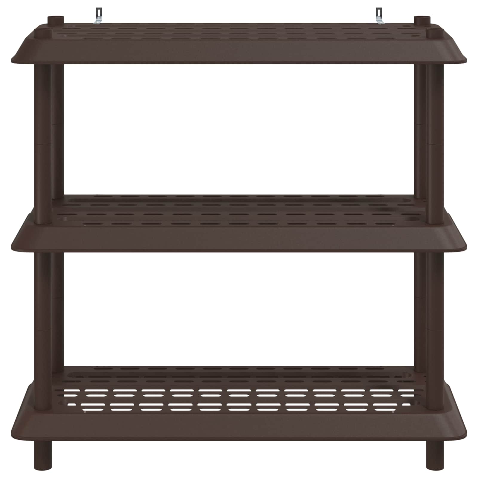 Plankenunit 3-laags 100 x 40 x 96 cm PP Bruin