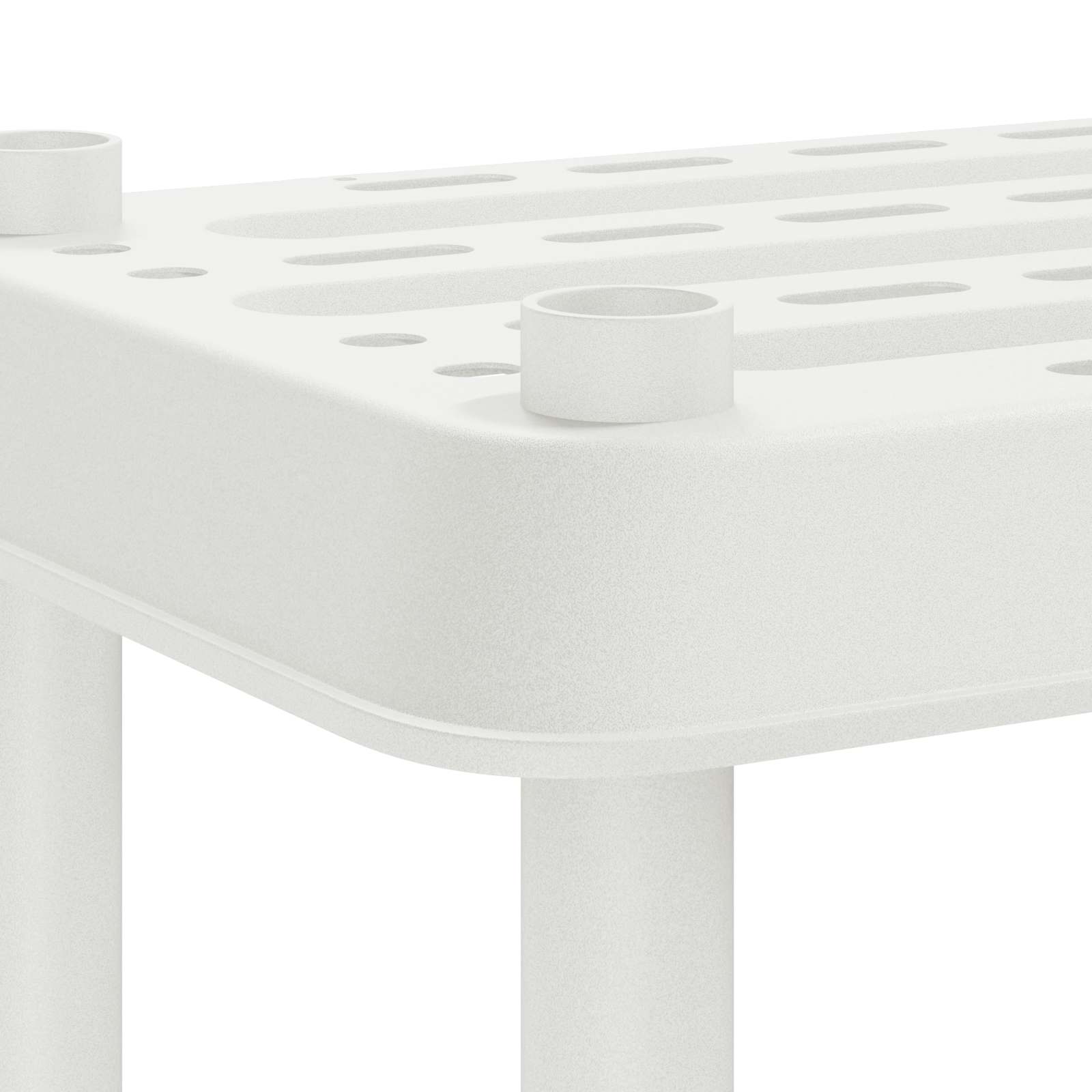 Plankenunit 3-laags 100 x 40 x 96 cm PP Wit