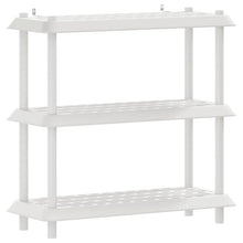 Plankenunit 3-laags 100 x 40 x 96 cm PP Wit