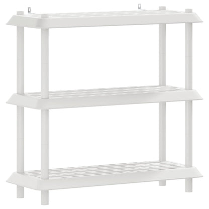 Plankenunit 3-laags 100 x 40 x 96 cm PP Wit