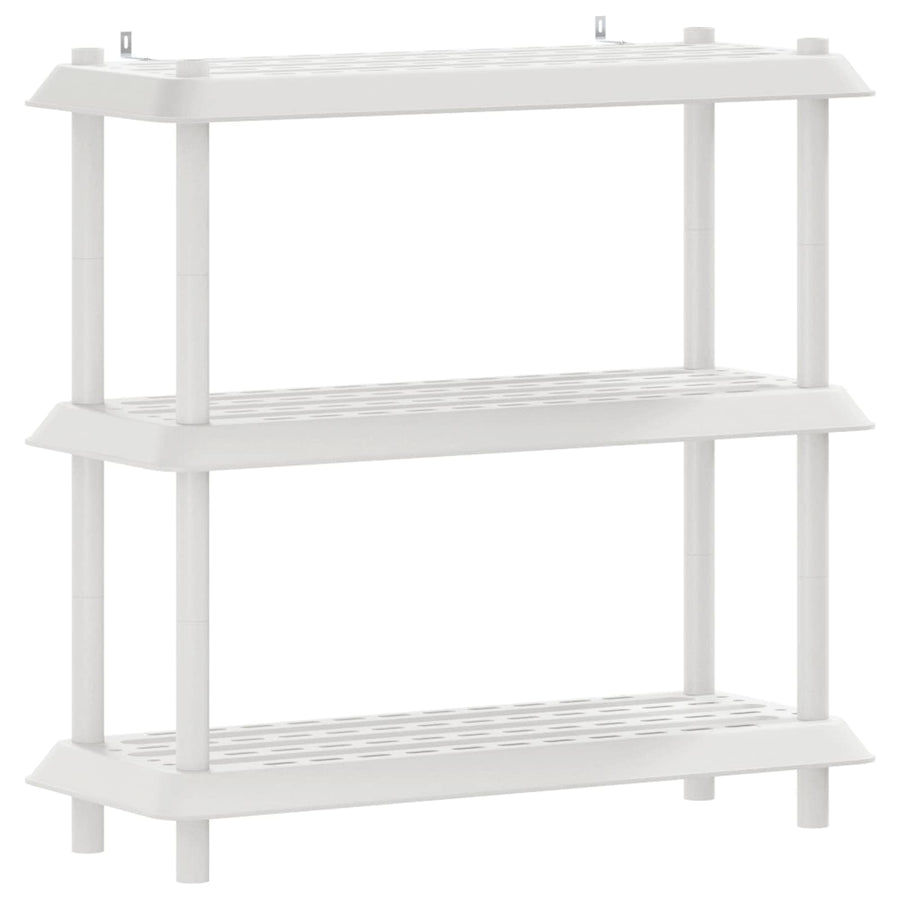 Plankenunit 3-laags 100 x 40 x 96 cm PP Wit