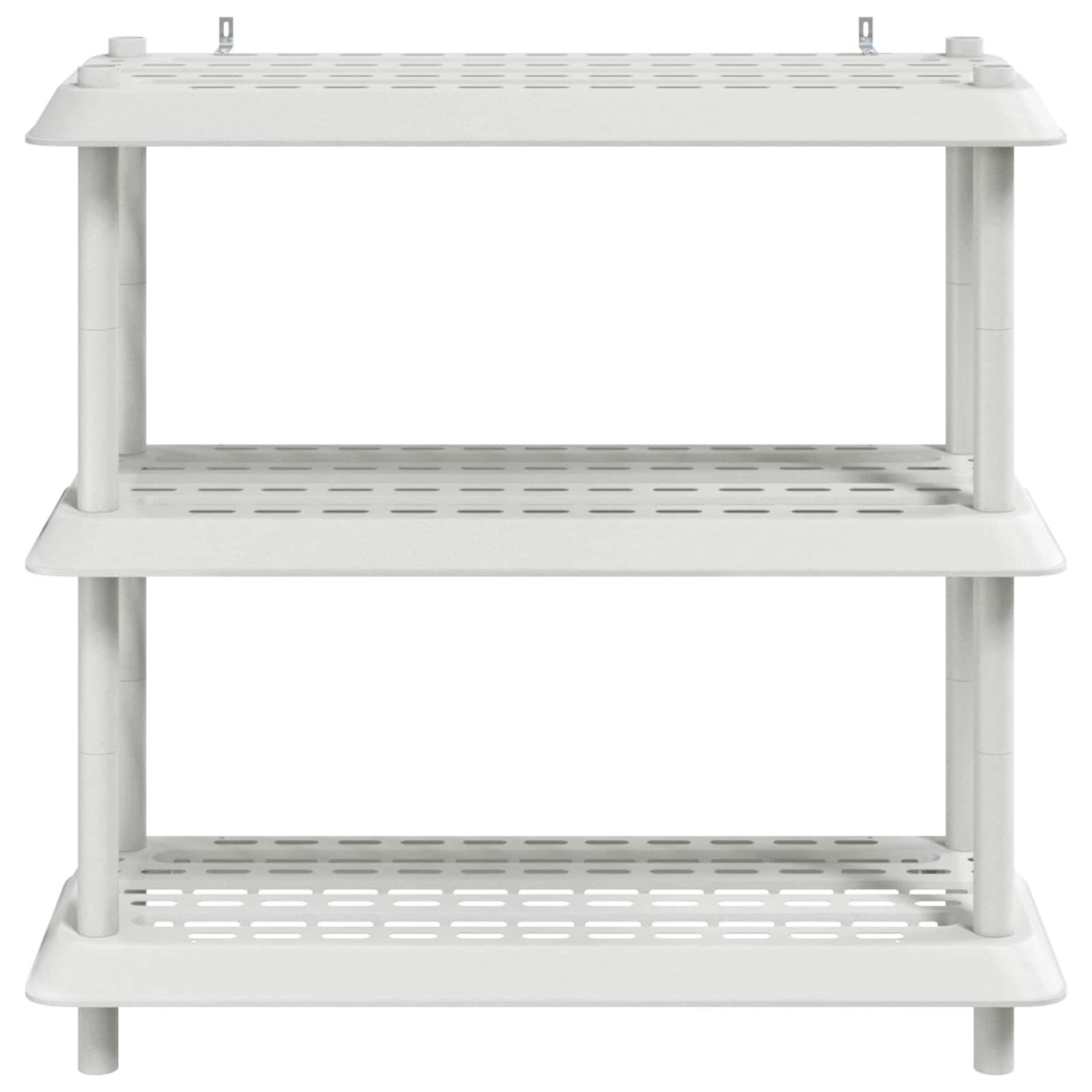 Plankenunit 3-laags 100 x 40 x 96 cm PP Wit