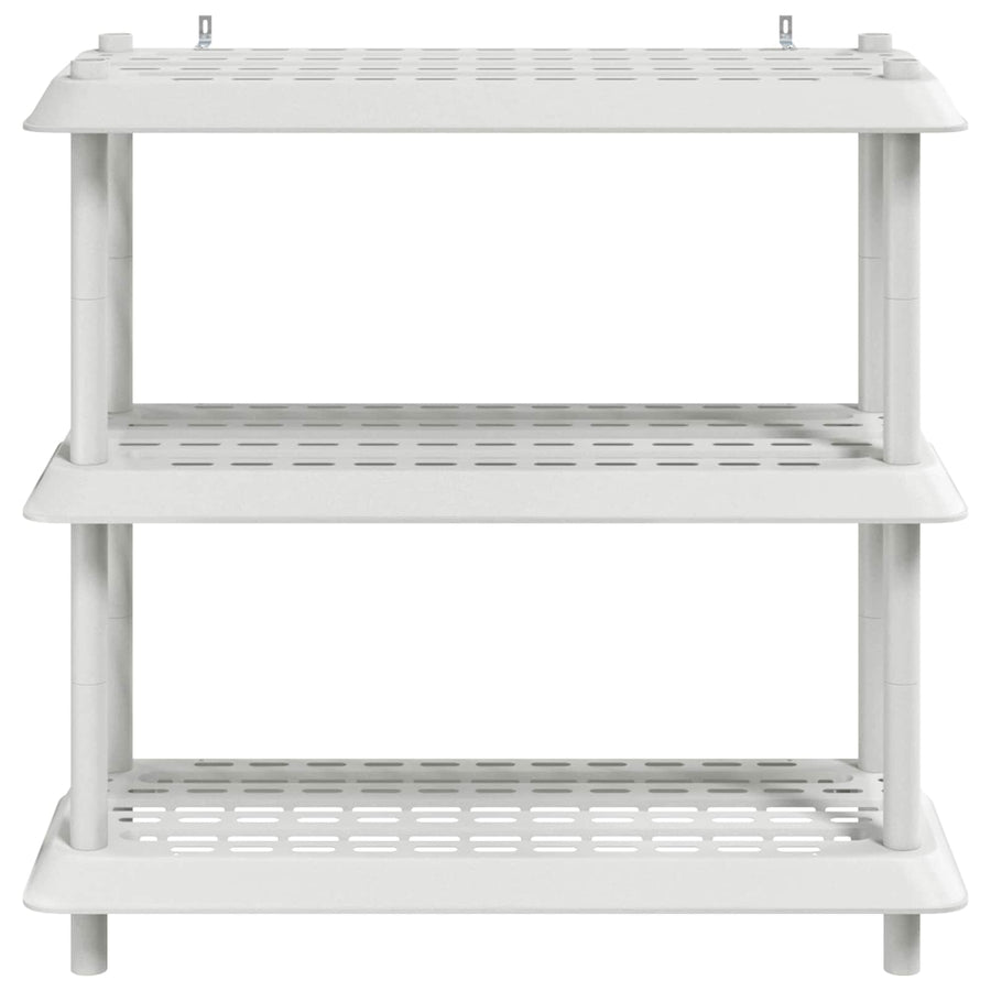 Plankenunit 3-laags 100 x 40 x 96 cm PP Wit