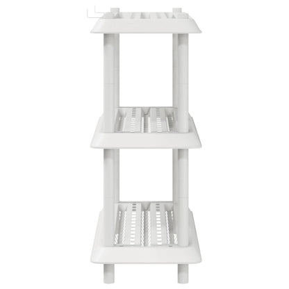 Plankenunit 3-laags 100 x 40 x 96 cm PP Wit