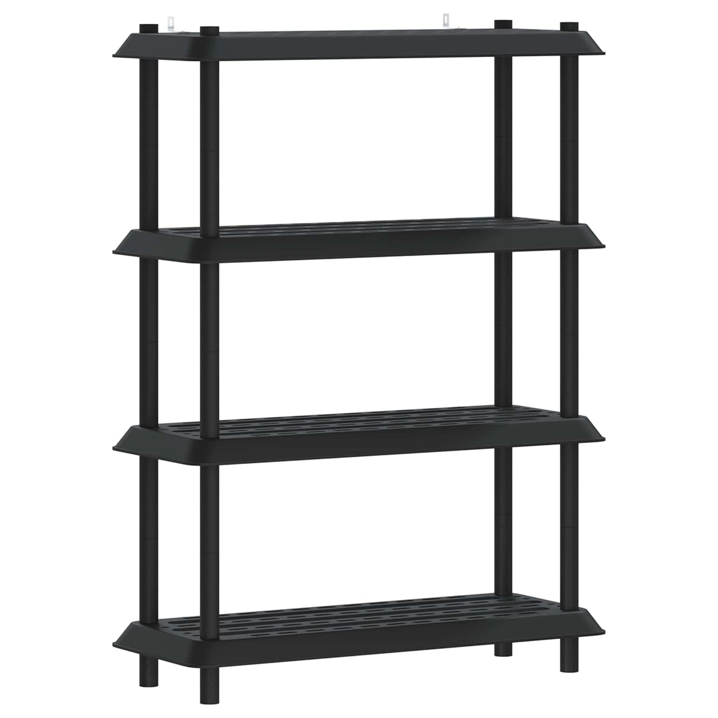 Plankenunit 4-laags 100 x 40 x 136,5 cm PP Antracietkleurig