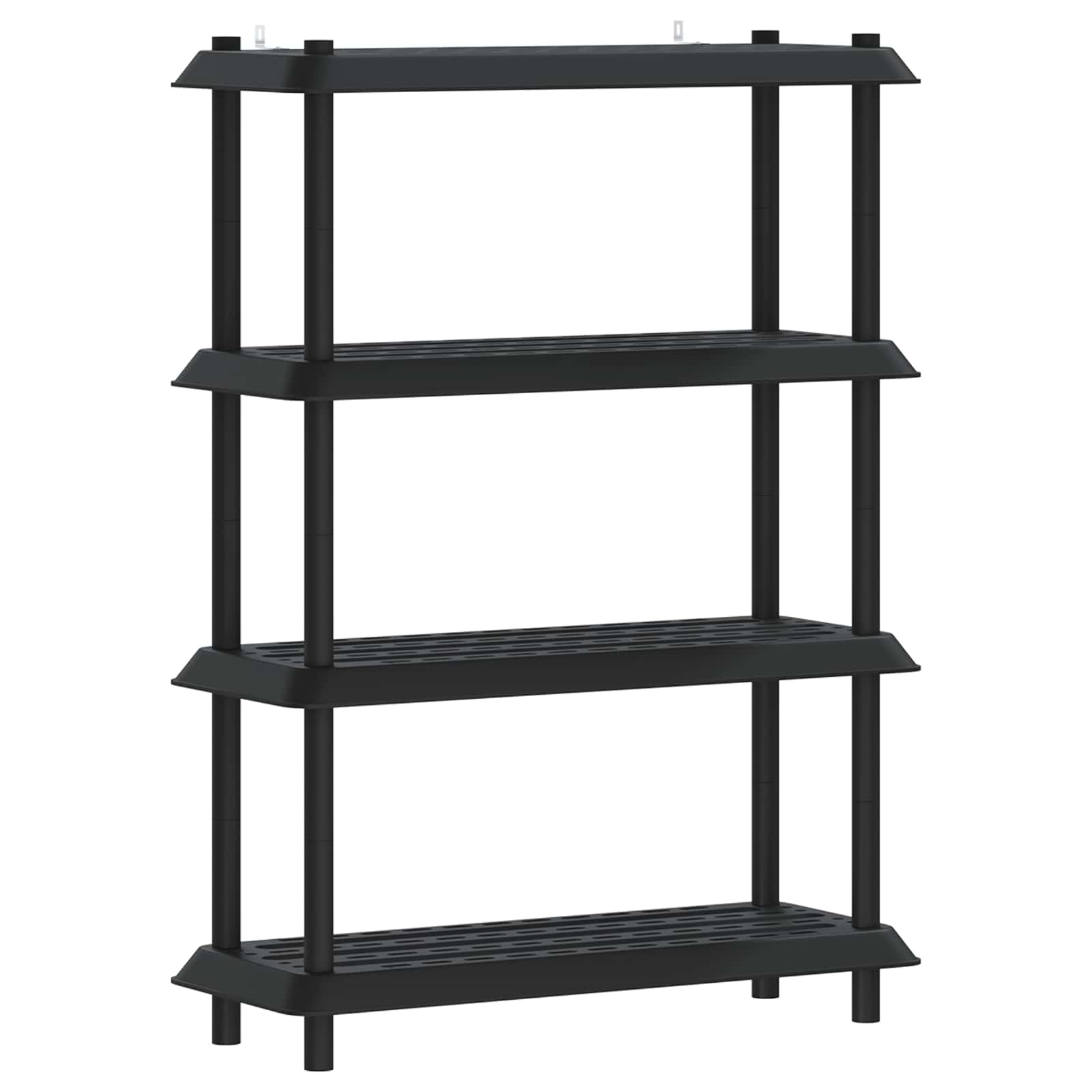 Plankenunit 4-laags 100 x 40 x 136,5 cm PP Antracietkleurig