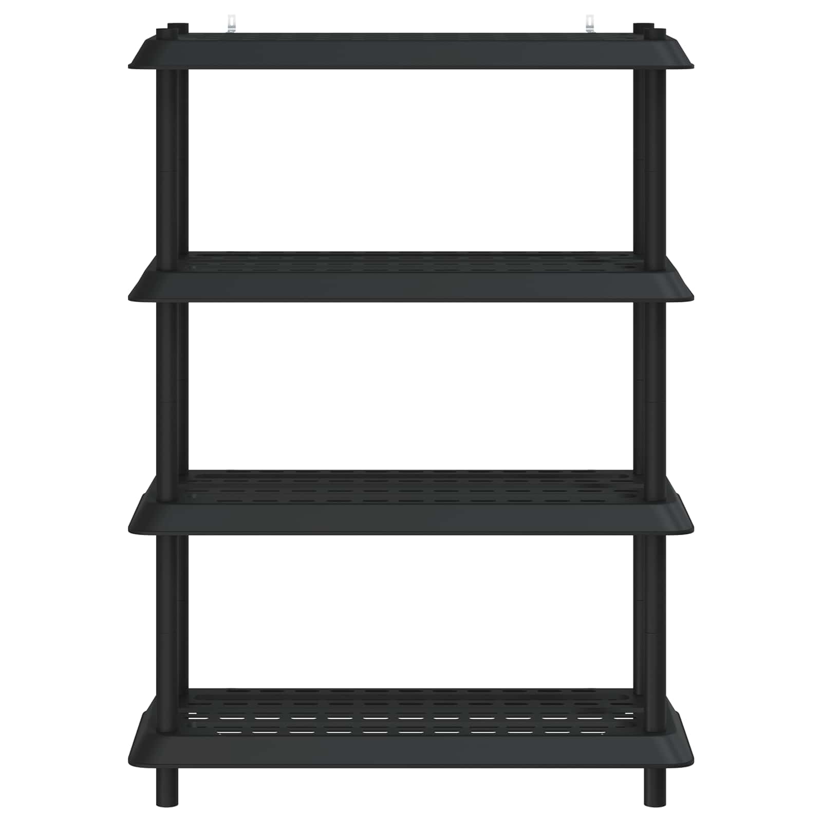 Plankenunit 4-laags 100 x 40 x 136,5 cm PP Antracietkleurig