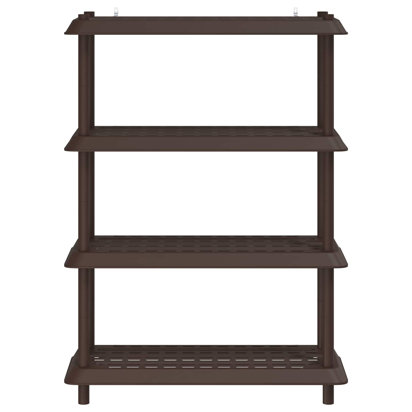 Plankenunit 4-laags 100 x 40 x 136,5 cm PP Bruin