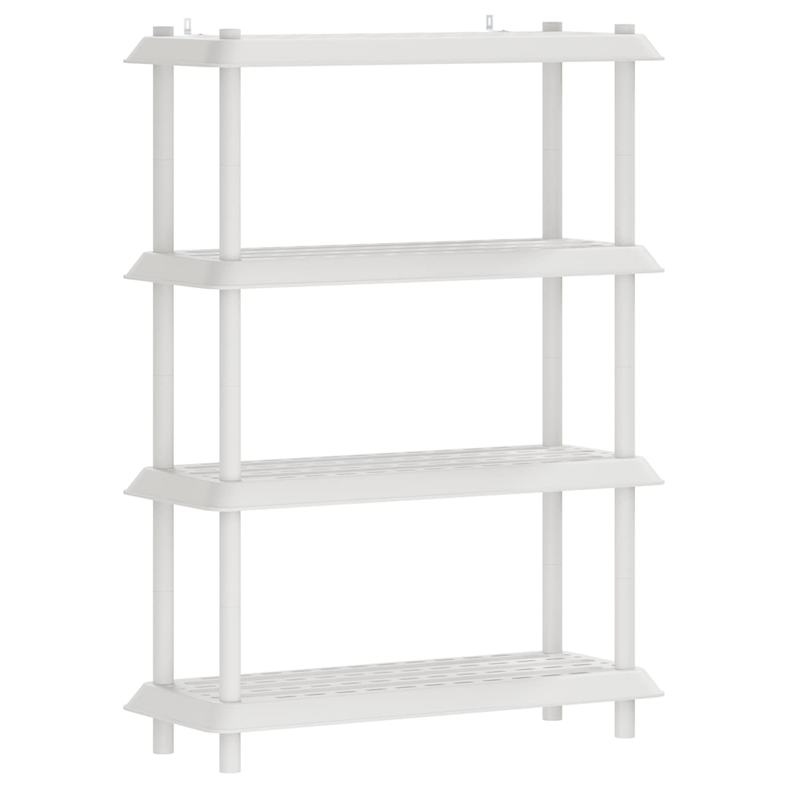 Plankenunit 4-laags 100 x 40 x 136,5 cm PP Wit