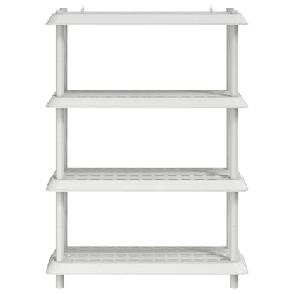 Plankenunit 4-laags 100 x 40 x 136,5 cm PP Wit
