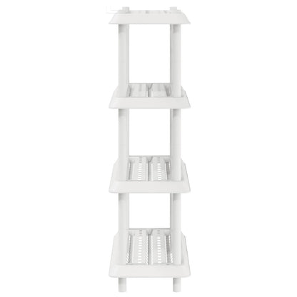 Plankenunit 4-laags 100 x 40 x 136,5 cm PP Wit