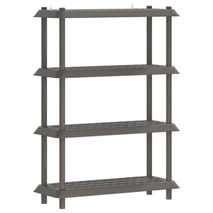 Plankenunit 4-laags 100 x 40 x 136,5 cm PP Lichtgrijs