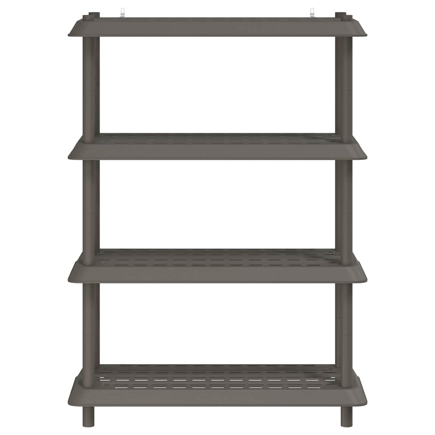 Plankenunit 4-laags 100 x 40 x 136,5 cm PP Lichtgrijs