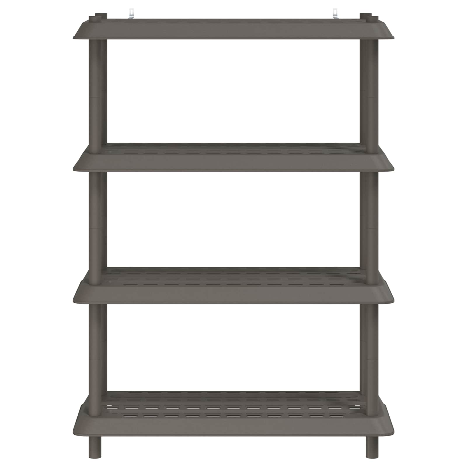 Plankenunit 4-laags 100 x 40 x 136,5 cm PP Lichtgrijs
