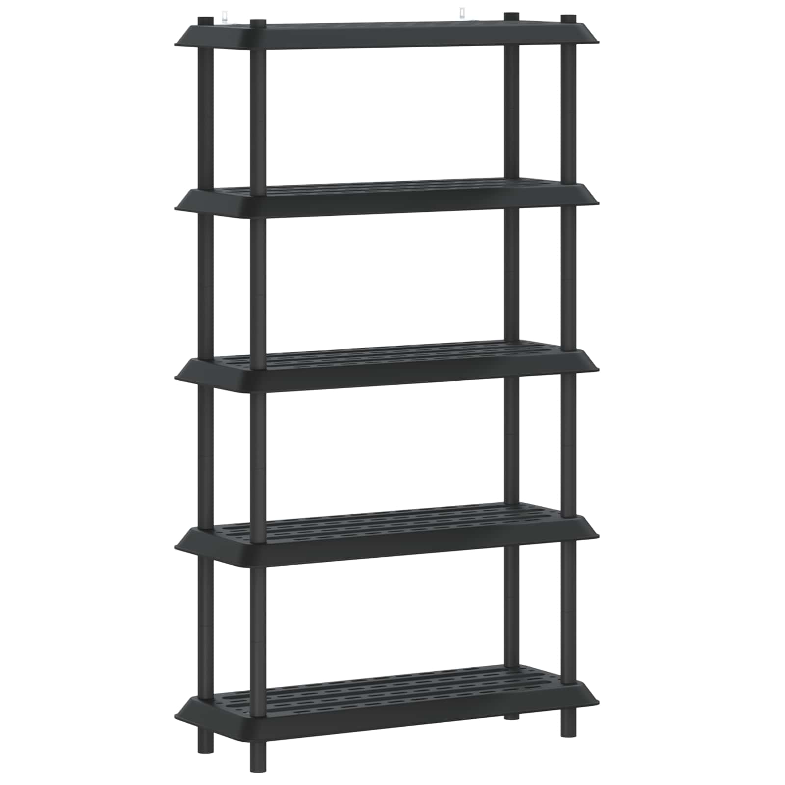 Plankenunit 5-laags 100 x 40 x 177 cm PP Antracietkleurig