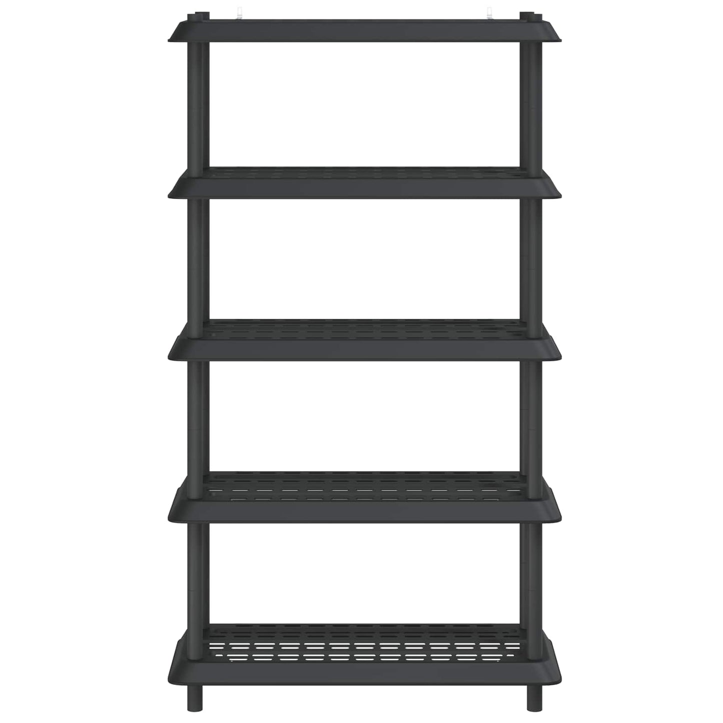 Plankenunit 5-laags 100 x 40 x 177 cm PP Antracietkleurig